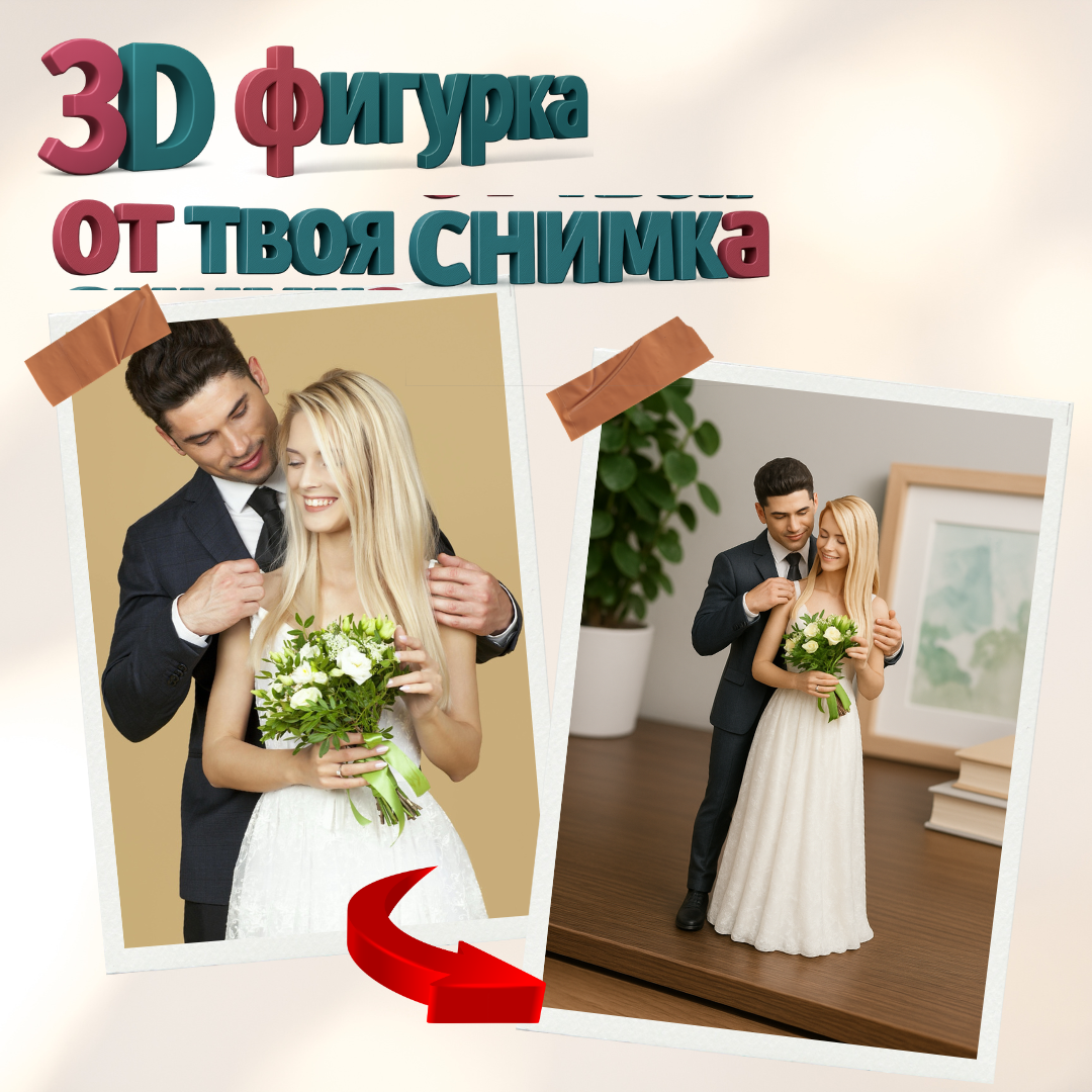 Персонална 3D фигурка от снимка